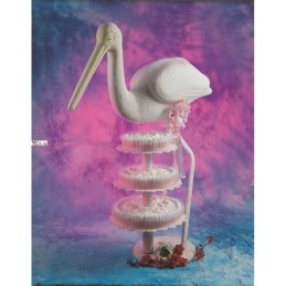 F.A.R.H. Snc Di Bottacin Antonio & C€170.00彩色塑料咖啡Cake Raise小国 Swan
