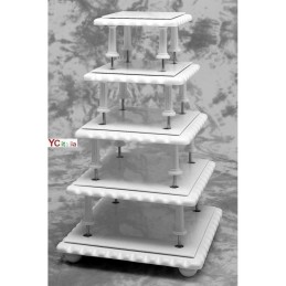 Porta torta a cinque piani utili325,00 €Alzate  torte plasticaF.A.R.H. Snc Di Bottacin Antonio & C