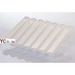 Espositore bianco porta Macarons 7 file