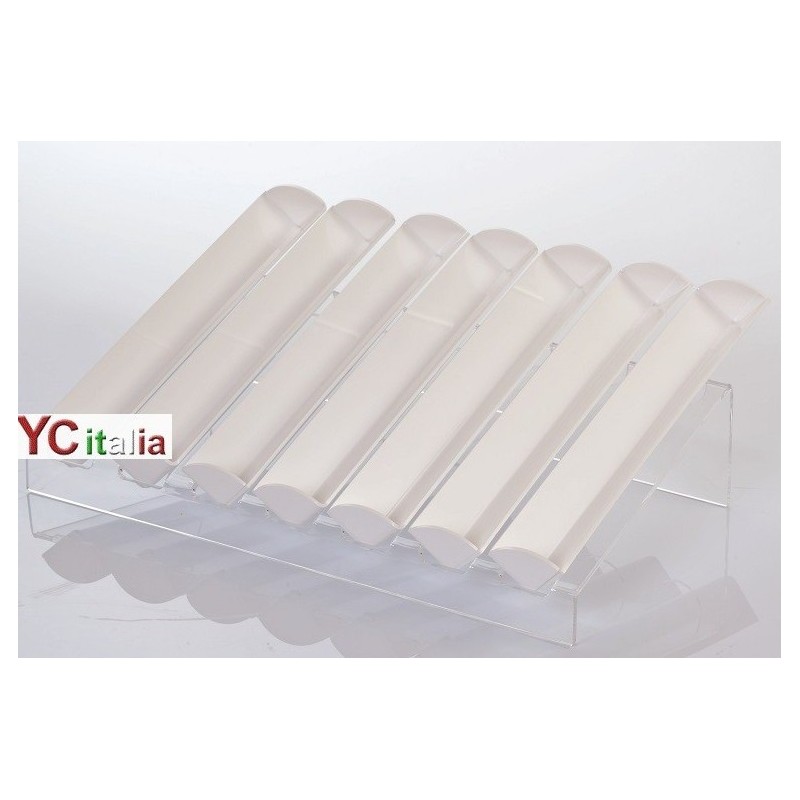 Espositore bianco porta Macarons 7 file