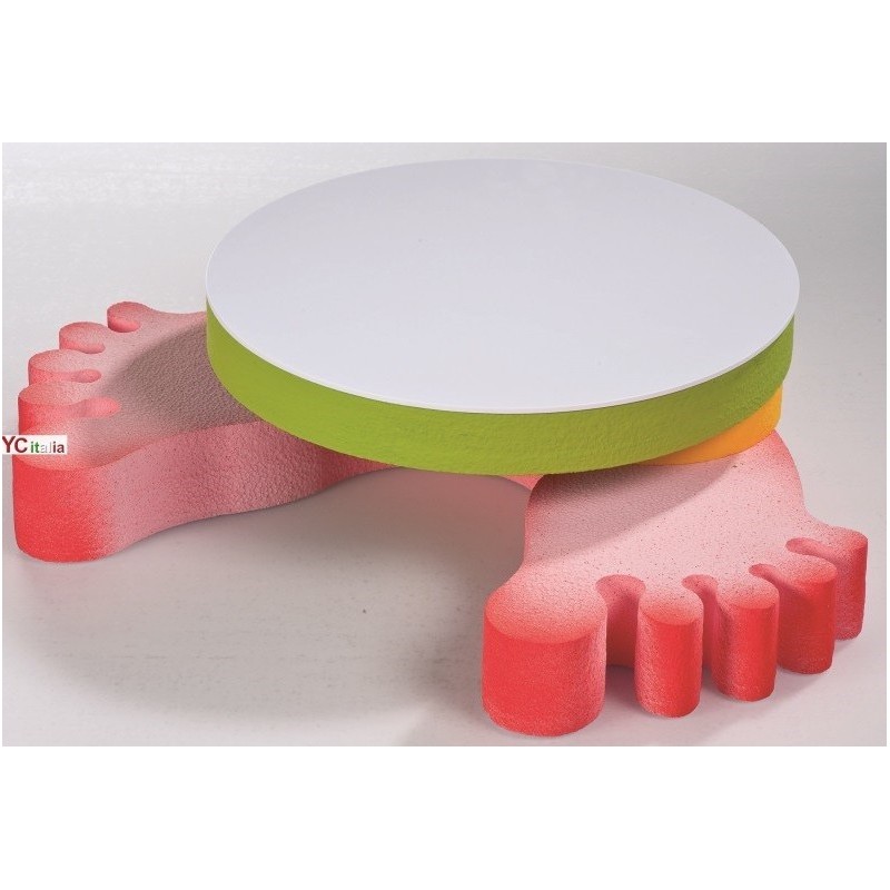 Alzata porta torta in polistirolo piedoni|Alzate torte  polistirolo