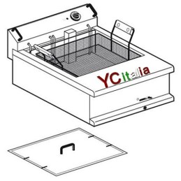 Friggitrice trifase 17 litri