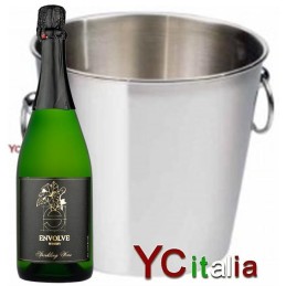 29,50 €F.A.R.H. Snc Di Bottacin Antonio & CEiskübel für WeinGetränk Wein mit festen Inox-Handeln
