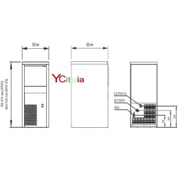 Fabbricatore di ghiaccio cubetto pieno 60|Fabbricatori di ghiaccio cubetto pieno