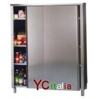 装有高档门的无钢内阁1 800