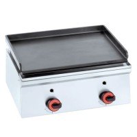 Fry top professionale rigato, liscio o misto