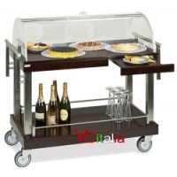 Sweet trolley和木制品给餐馆