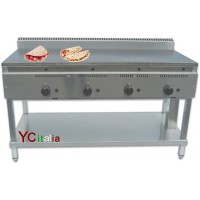 Cuocipiadine snack elettrico professionale profondita 600