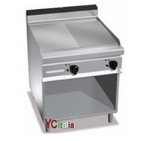 Fry top elettrico professionale