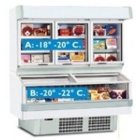 Refrigeration wall freezers